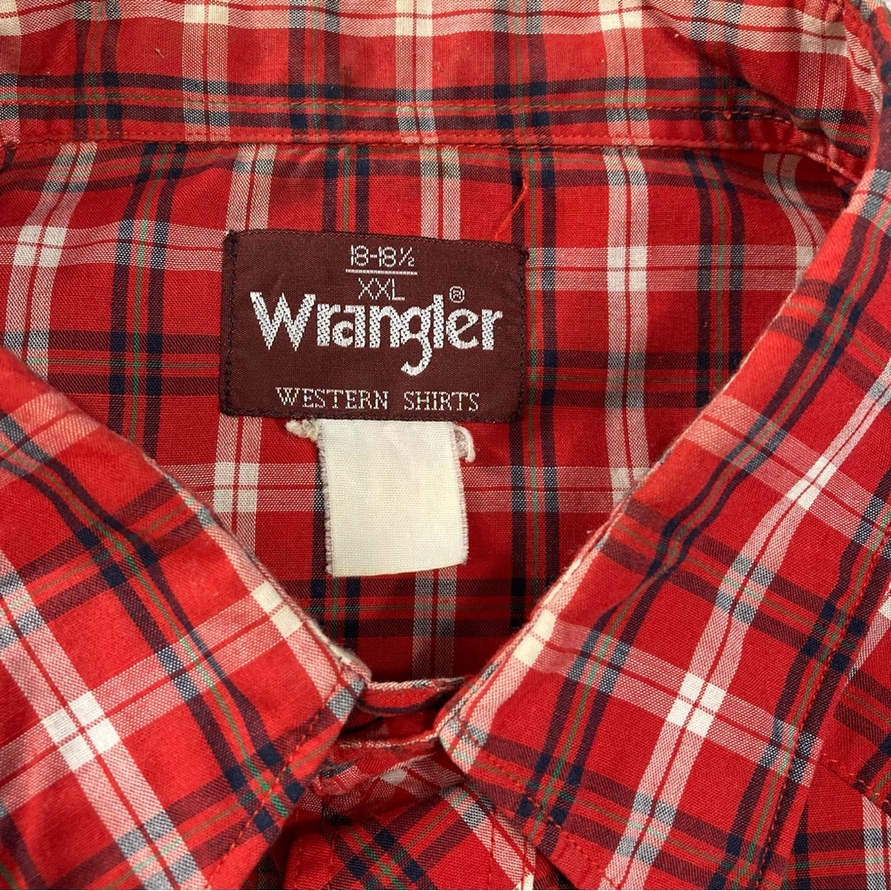 Wrangler Western Pearl Snap Shirt Short Sleeve Men's Sz 2XL - Picture 5 of 8